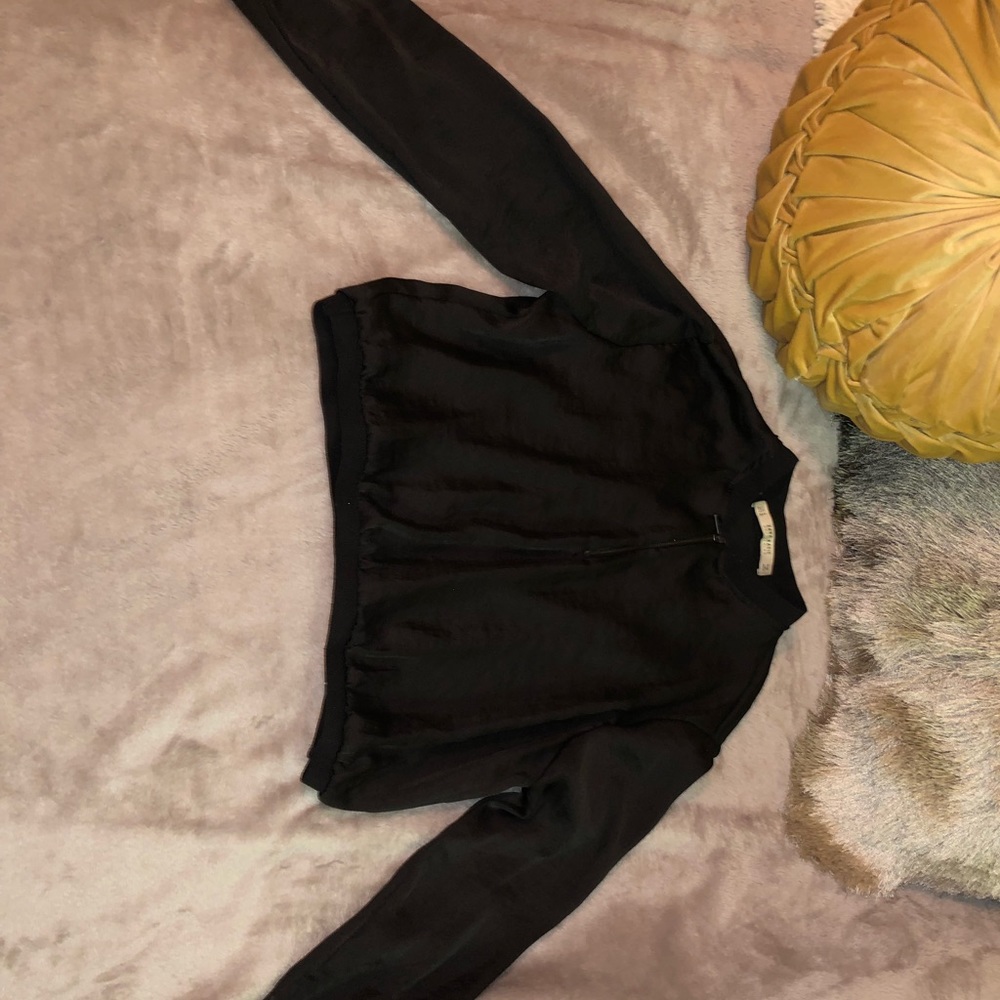 Black Zara Crop Top